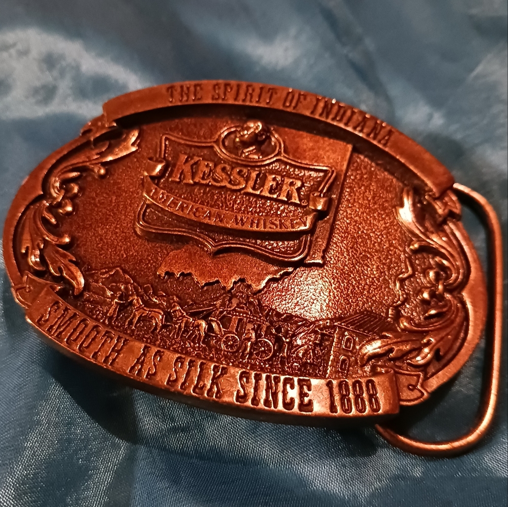 Kessler Whiskey belt buckle